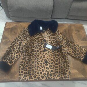Simonetta Ravizza Calf hair and mink jacket   size 44 (8 US)  New (roomy)